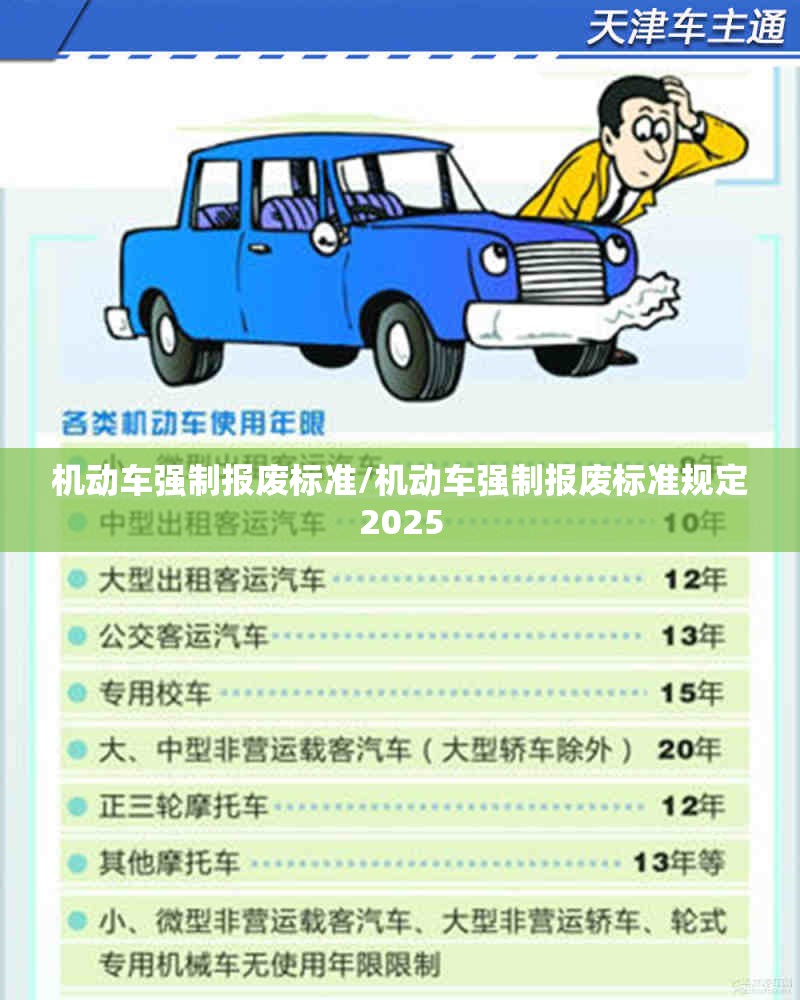 机动车强制报废标准/机动车强制报废标准规定2025 机动车强制报废标准/机动车强制报废标准规定2025
