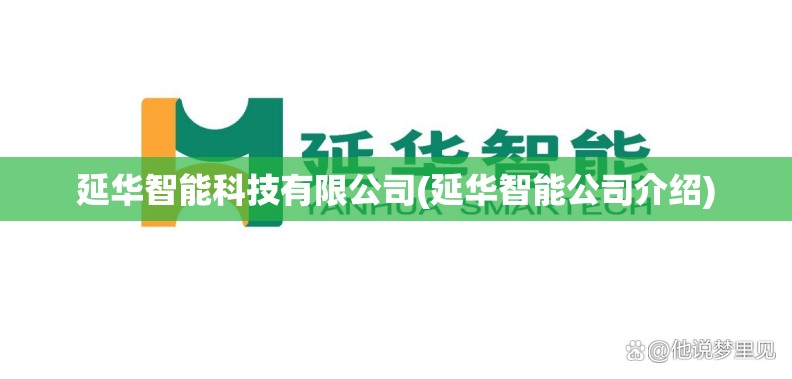 延华智能科技有限公司(延华智能公司介绍) 延华智能科技有限公司(延华智能公司介绍)