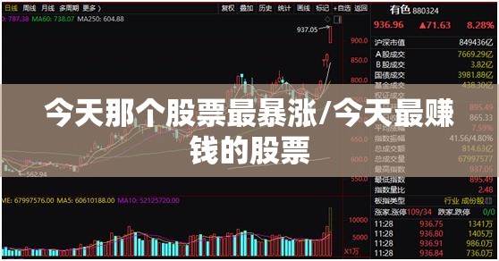 今天那个股票最暴涨/今天最赚钱的股票 今天那个股票最暴涨/今天最赚钱的股票