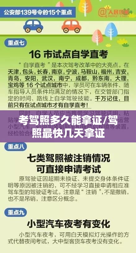 考驾照多久能拿证/驾照最快几天拿证 考驾照多久能拿证/驾照最快几天拿证