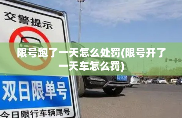 限号跑了一天怎么处罚(限号开了一天车怎么罚) 限号跑了一天怎么处罚(限号开了一天车怎么罚)