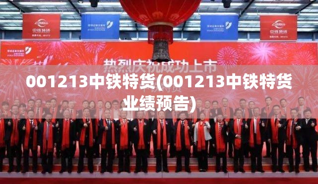 001213中铁特货(001213中铁特货业绩预告) 001213中铁特货(001213中铁特货业绩预告)