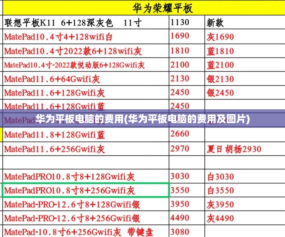 华为平板电脑的费用(华为平板电脑的费用及图片) 华为平板电脑的费用(华为平板电脑的费用及图片)