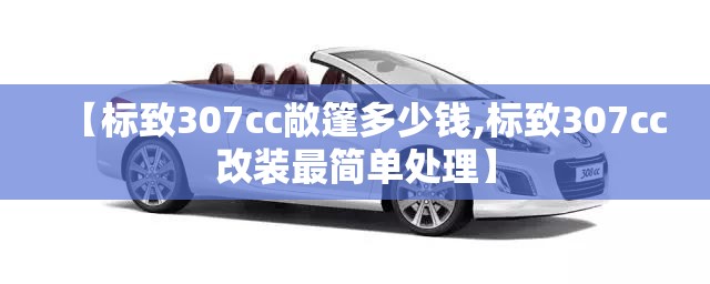 【标致307cc敞篷多少钱,标致307cc改装最简单处理】